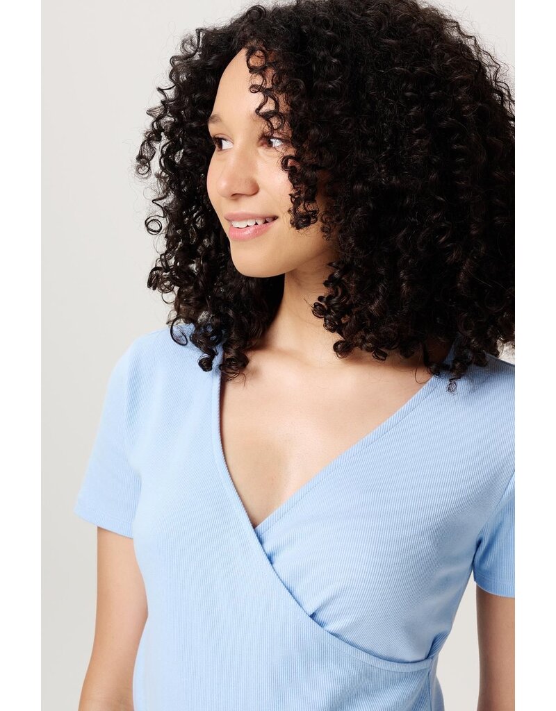 Noppies Noppies dress - nursing - Soiree- Light Sky 50N0412 N282
