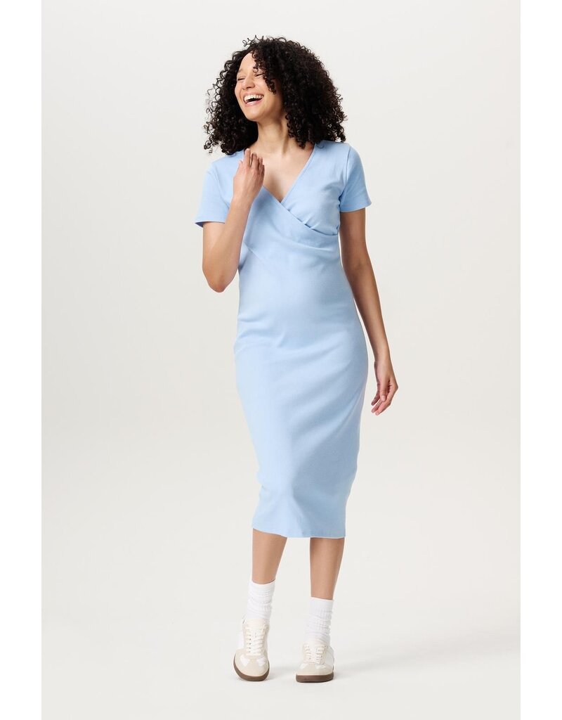 Noppies Noppies dress - nursing - Soiree- Light Sky 50N0412 N282
