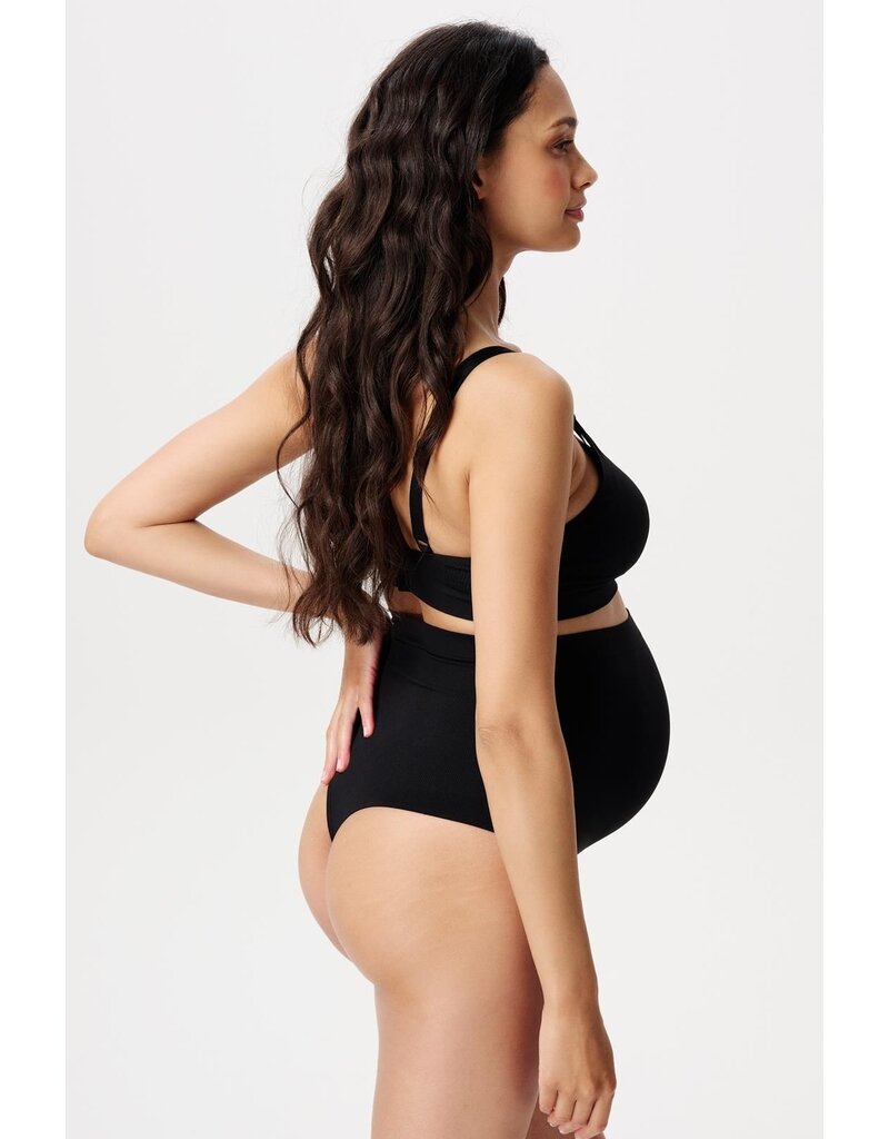Noppies Noppies Naadloze string 2- pack Simi - Black 50N4110 P090