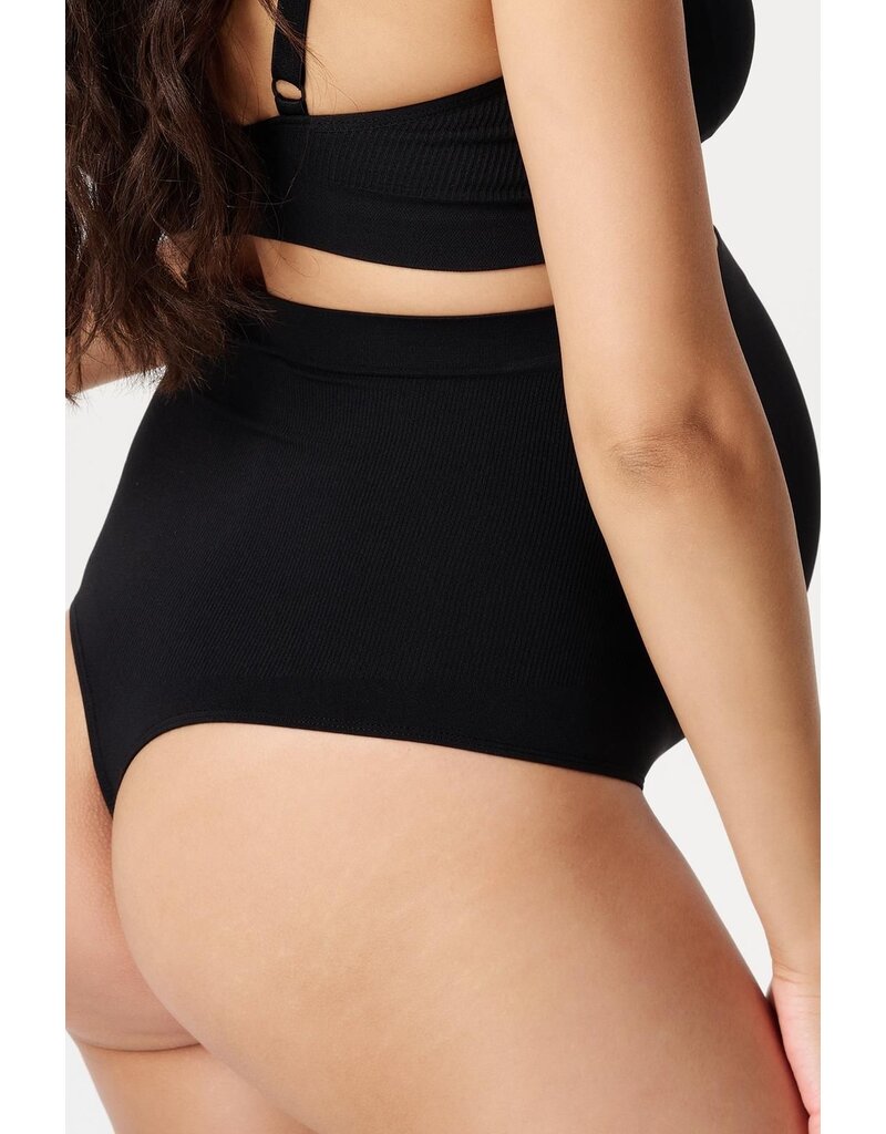 Noppies Noppies Naadloze string 2- pack Simi - Black 50N4110 P090