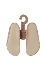 Slipstop Shoes - Amber - Leafs - oud roze