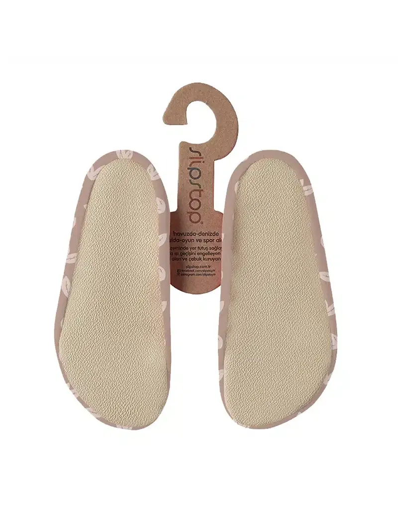 Slipstop Shoes - Amber - Leafs - oud roze