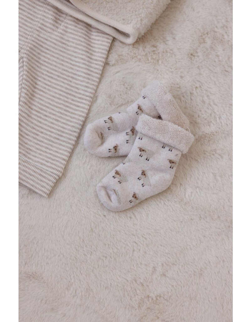 Feetje Baby Feetje Broek gestreept - Sleepy Sheepy - Taupe Melange - 52202373