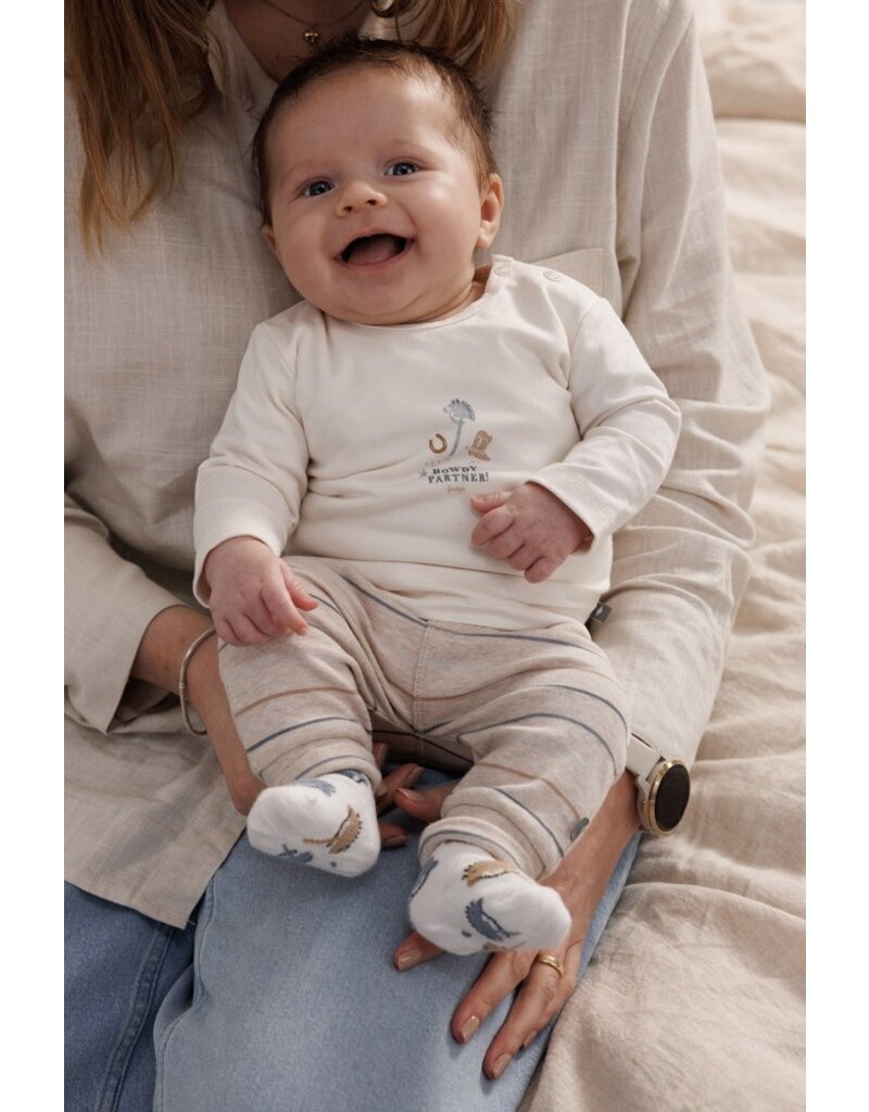 Feetje Baby Feetje Jongen - Shirt met front print - Howdy - Offwhite - 51602602