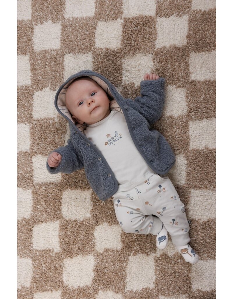 Feetje Baby Feetje Jongen - Jasje Boucle reversible - Howdy - Blauw - 51800353