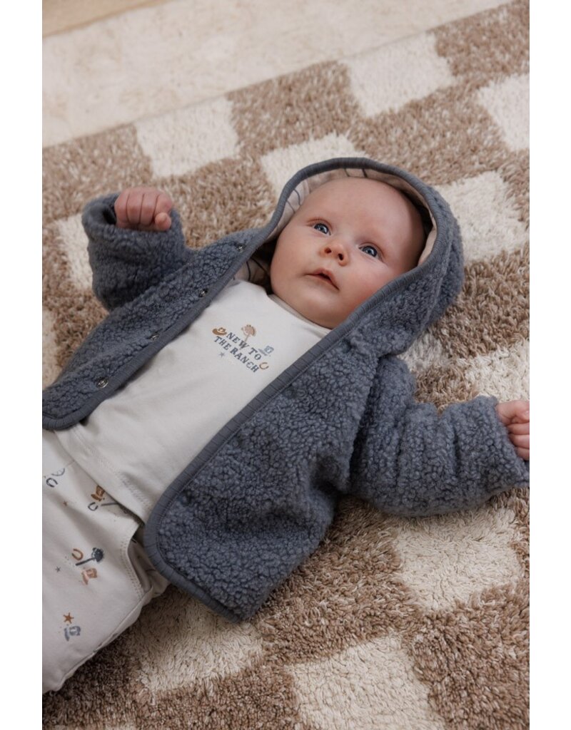 Feetje Baby Feetje Jongen - Jasje Boucle reversible - Howdy - Blauw - 51800353