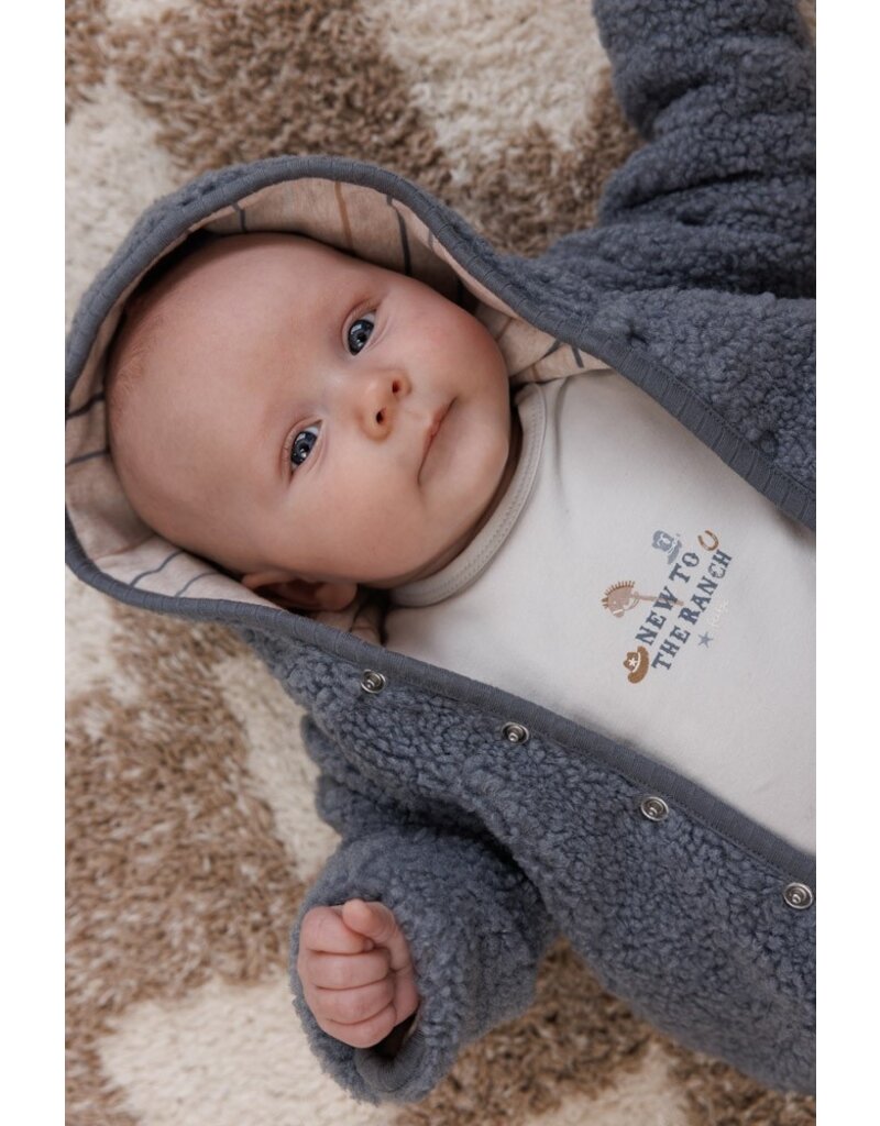 Feetje Baby Feetje Jongen - Jasje Boucle reversible - Howdy - Blauw - 51800353