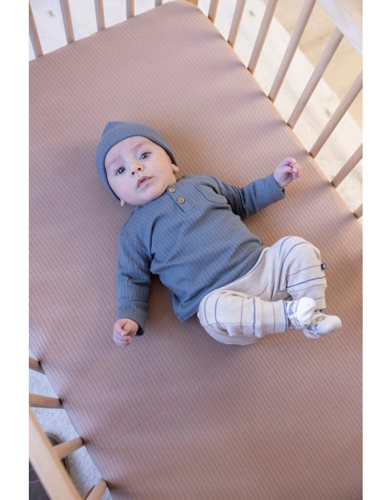Feetje Baby Feetje Jongen - Broekgestreept - Howdy - Taupe Melange - 52202402