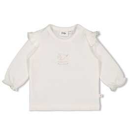 Feetje Baby Feetje Meisje - Shirt front print - Morning Sun - Offwhite