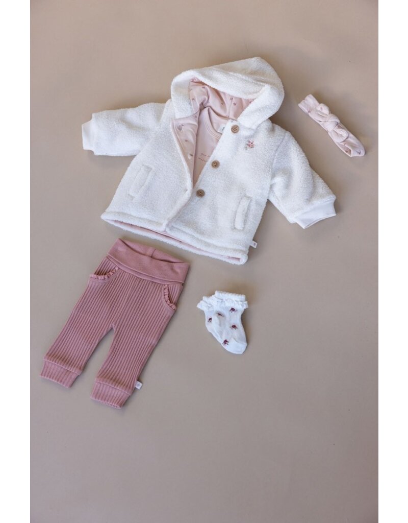 Feetje Baby Feetje Meisje - Jasje Teddy - Morning Sun - Offwhite - 51800352