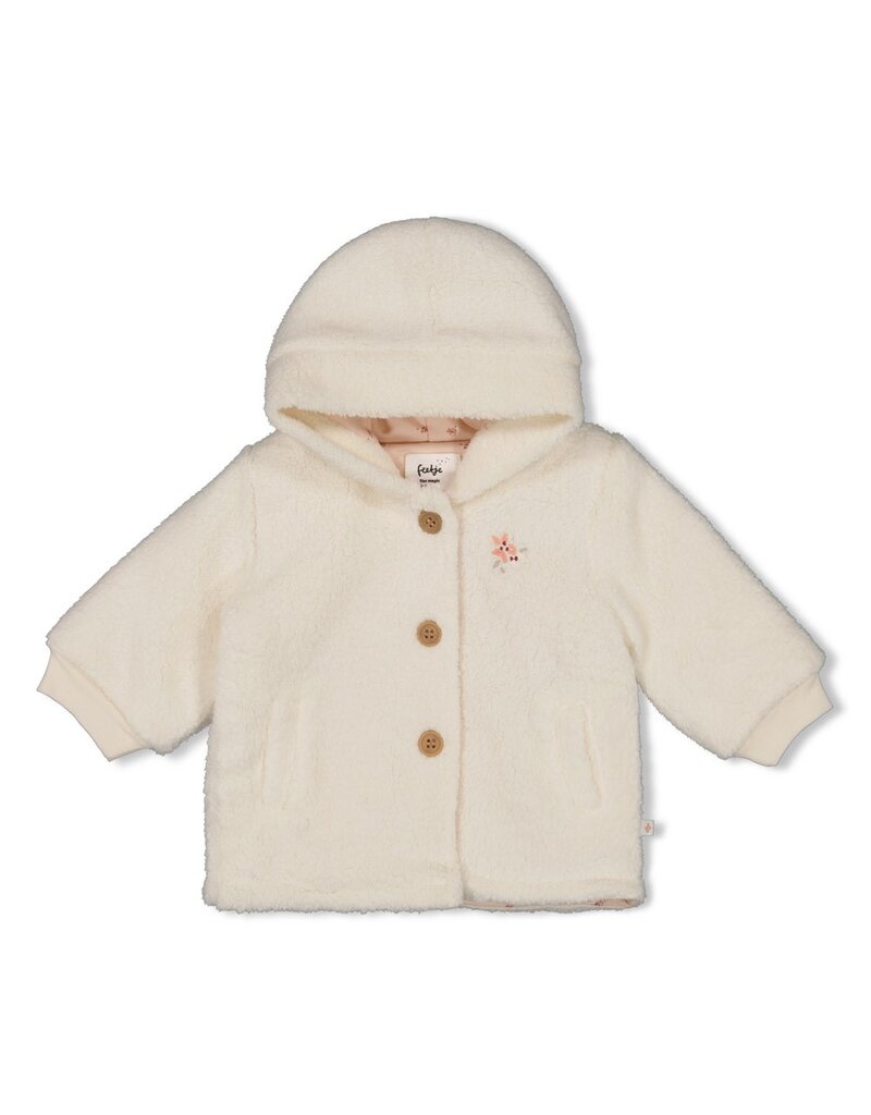 Feetje Baby Feetje Meisje - Jasje Teddy - Morning Sun - Offwhite - 51800352