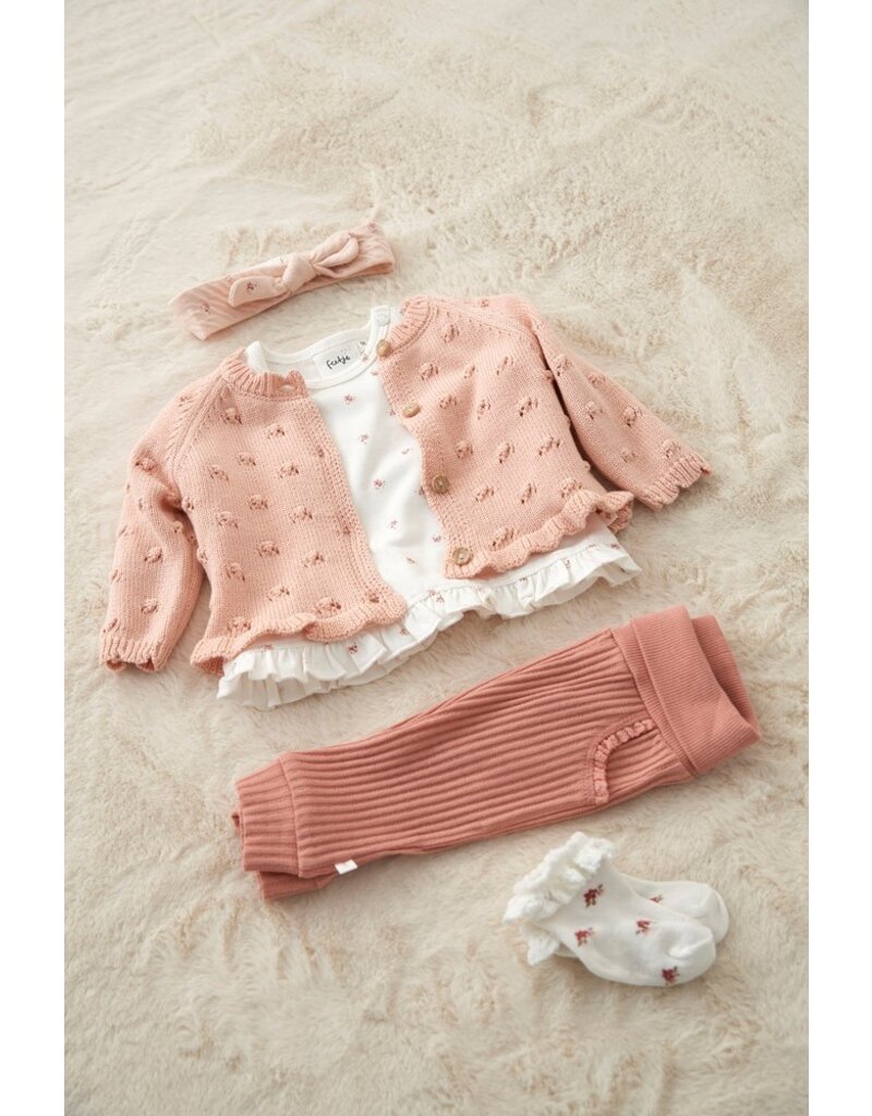 Feetje Baby Feetje Meisje - Broek Ajour Rib - Morning Sun - Roze - 52202398