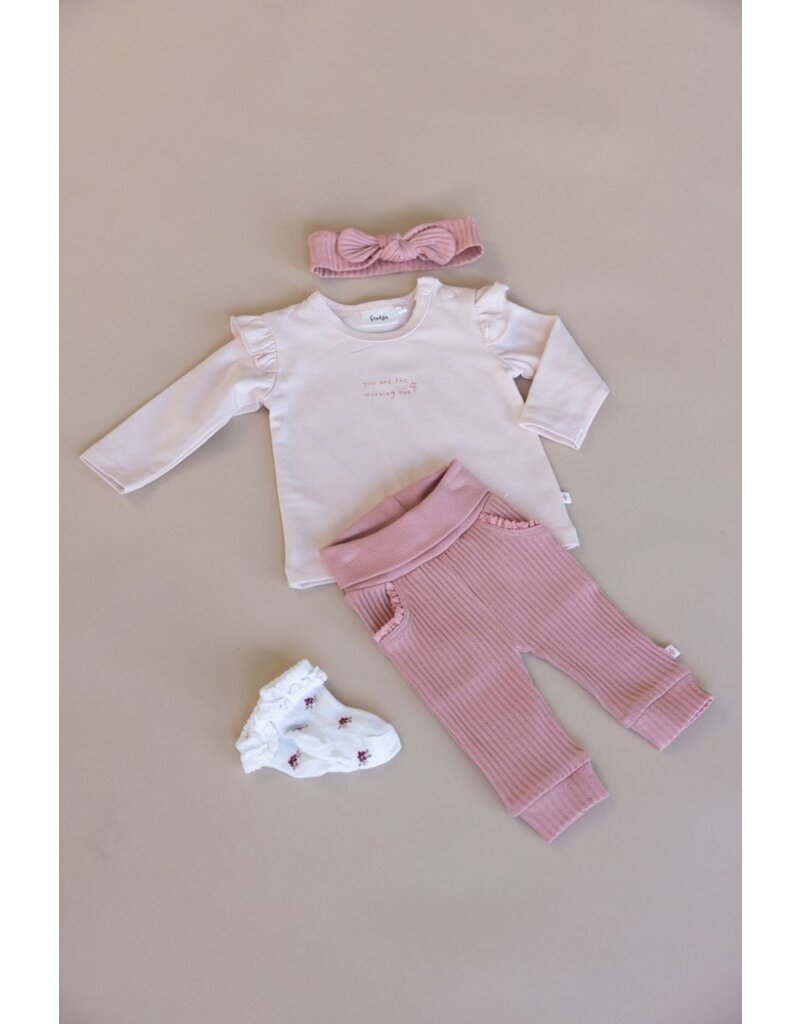 Feetje Baby Feetje Meisje - Broek Ajour Rib - Morning Sun - Roze - 52202398