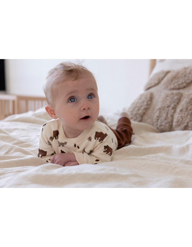 Feetje Baby Feetje Jongen - Sweater AOP - Wild World - Offwhite - 51602626