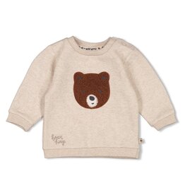 Feetje Baby Feetje Jongen - Sweater - Wild World - Taupe Melange