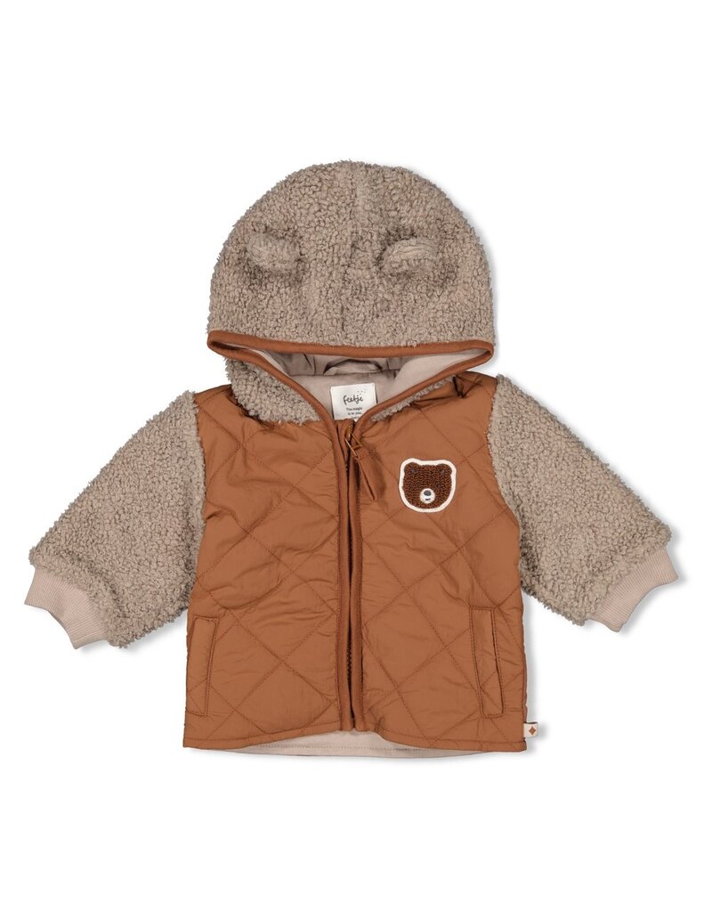 Feetje Baby Feetje Jongen - Boucle Jasje - Wild World - Bruin - 51800356