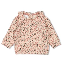 Feetje Baby Feetje Meisje - Sweater AOP- Woodland Bloom - Offwhite