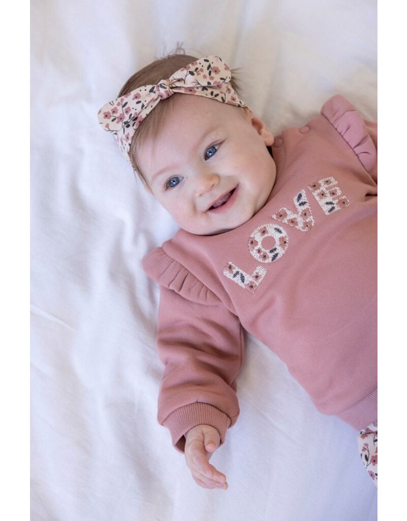 Feetje Baby Feetje Meisje - Sweater - Woodland Bloom - Mauve - 51602610