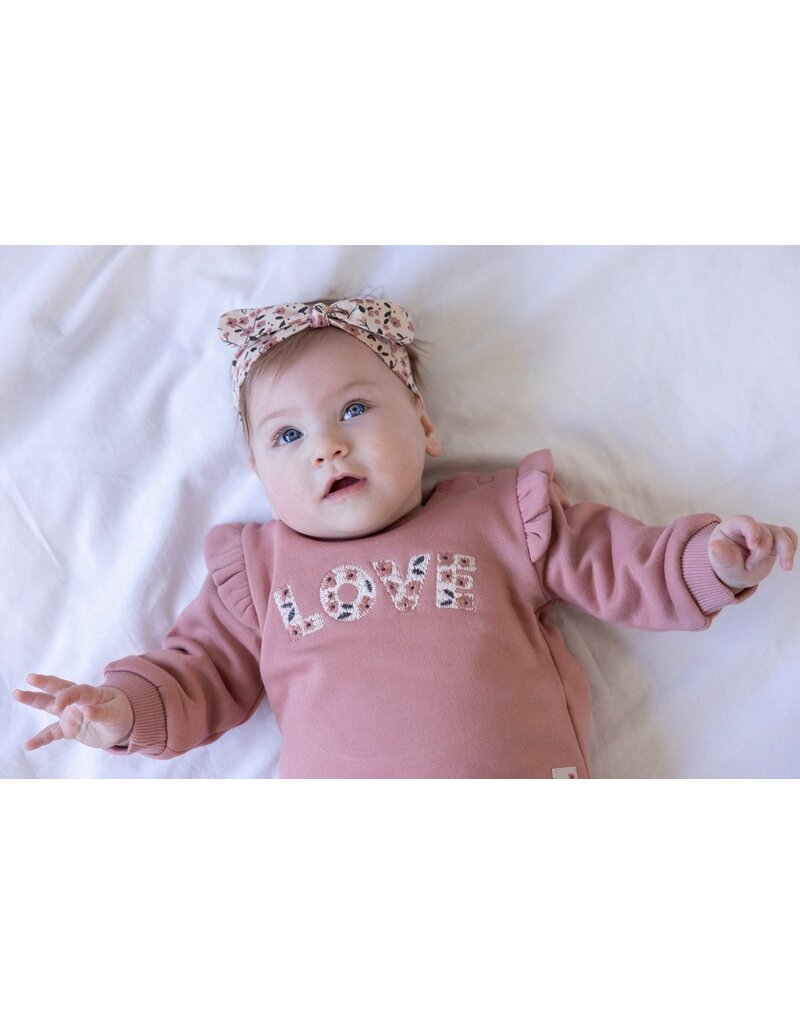 Feetje Baby Feetje Meisje - Sweater - Woodland Bloom - Mauve - 51602610