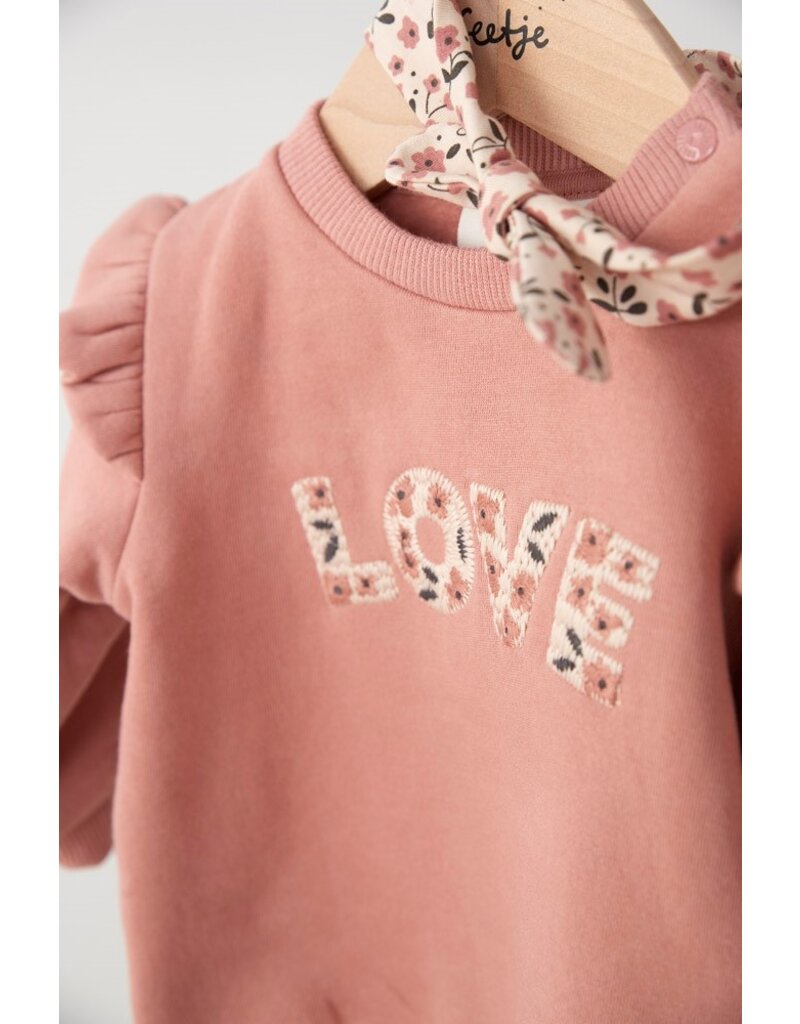 Feetje Baby Feetje Meisje - Sweater - Woodland Bloom - Mauve - 51602610