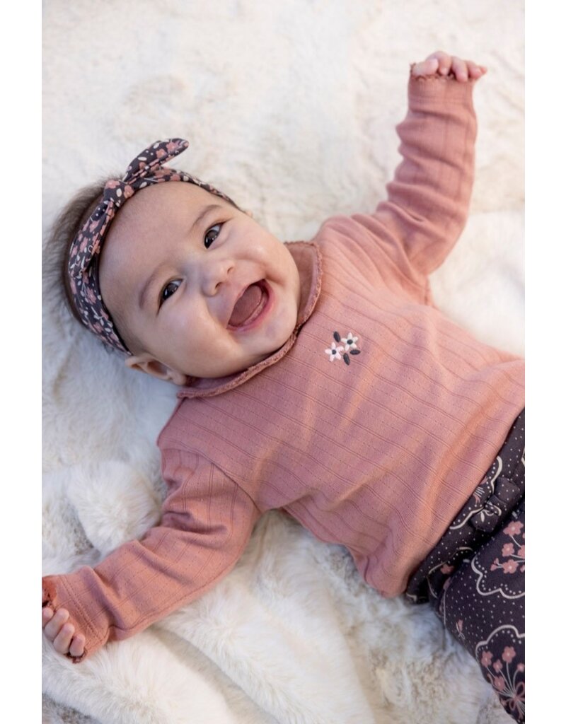 Feetje Baby Feetje Meisje - Flare Broek AOP - Woodland Bloom - grijs - 52202407
