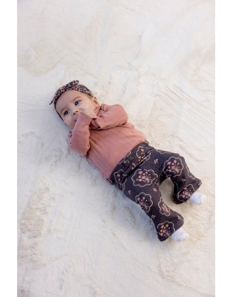 Feetje Baby Feetje Meisje - Flare Broek AOP - Woodland Bloom - grijs - 52202407
