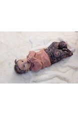 Feetje Baby Feetje Meisje - Flare Broek AOP - Woodland Bloom - grijs - 52202407