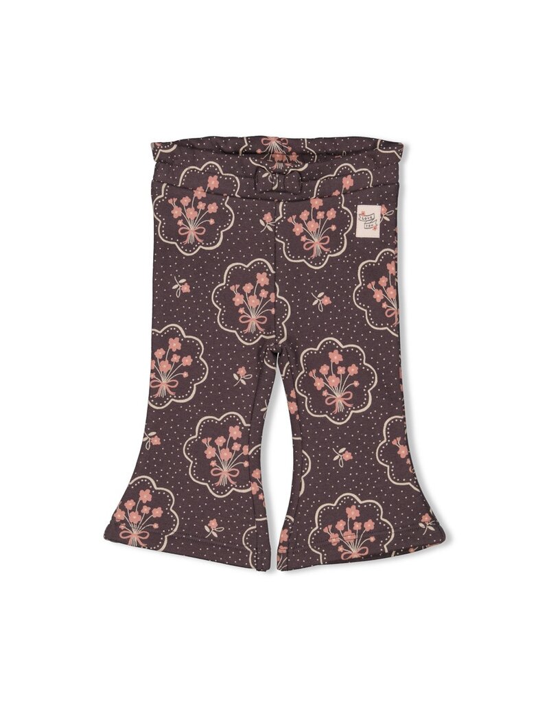 Feetje Baby Feetje Meisje - Flare Broek AOP - Woodland Bloom - grijs - 52202407