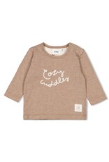 Feetje Baby Feetje Shirt met tekst print - Sleepy Sheepy - bruin - 51602566