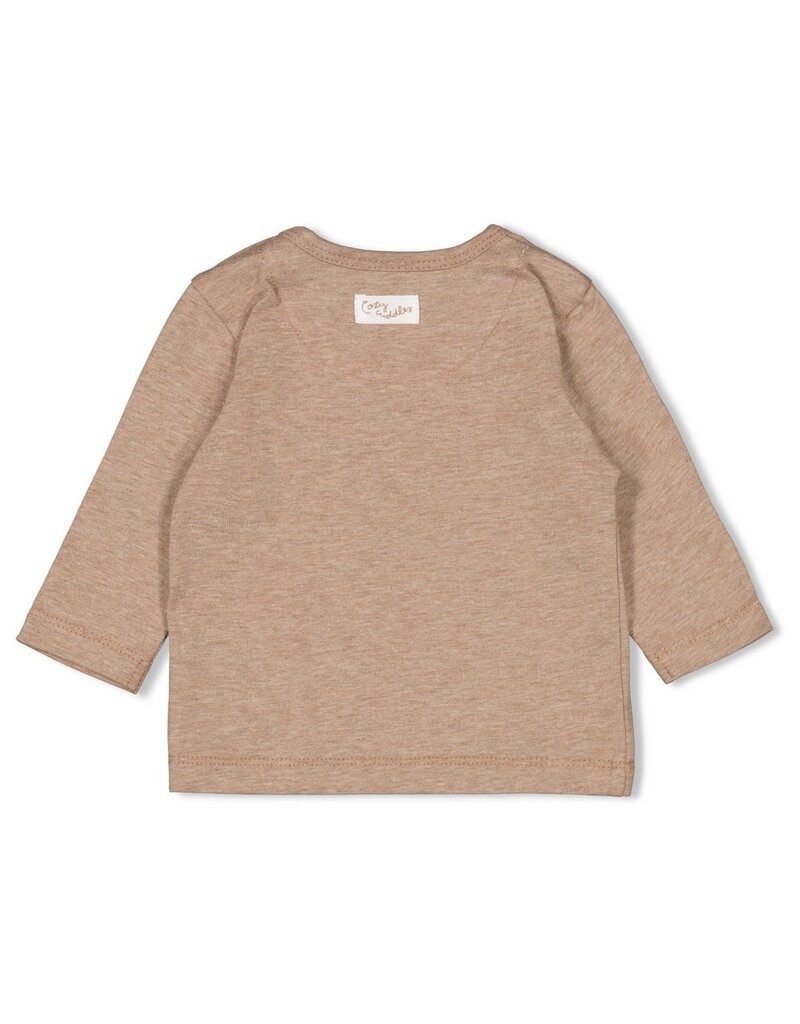 Feetje Baby Feetje Shirt met tekst print - Sleepy Sheepy - bruin - 51602566