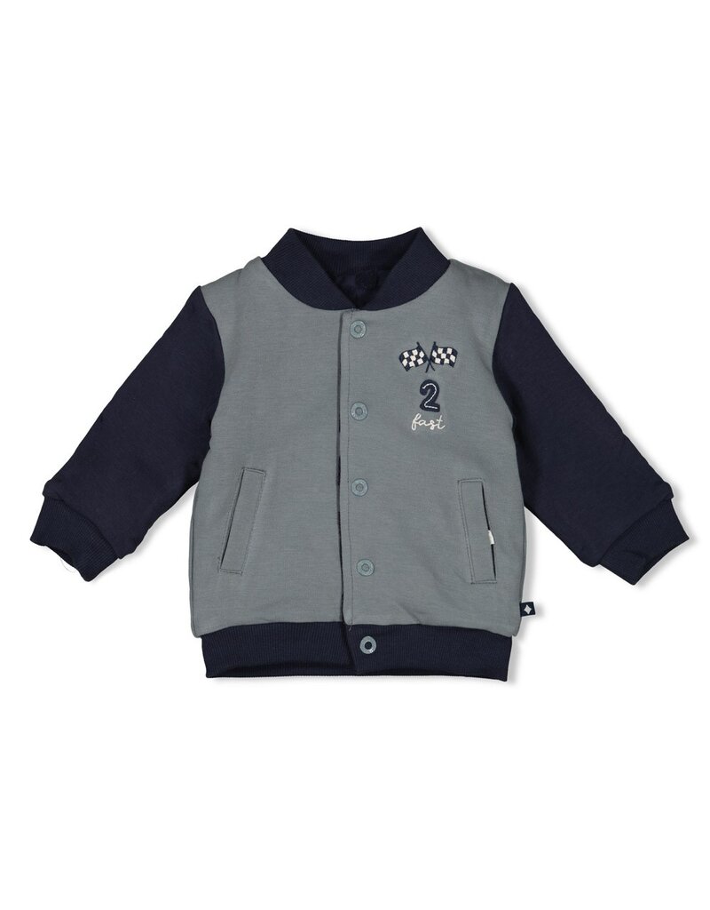 Feetje Baby Feetje Jongen - Omkeerbaar Jasje - Let's Go - petrol - 51300527