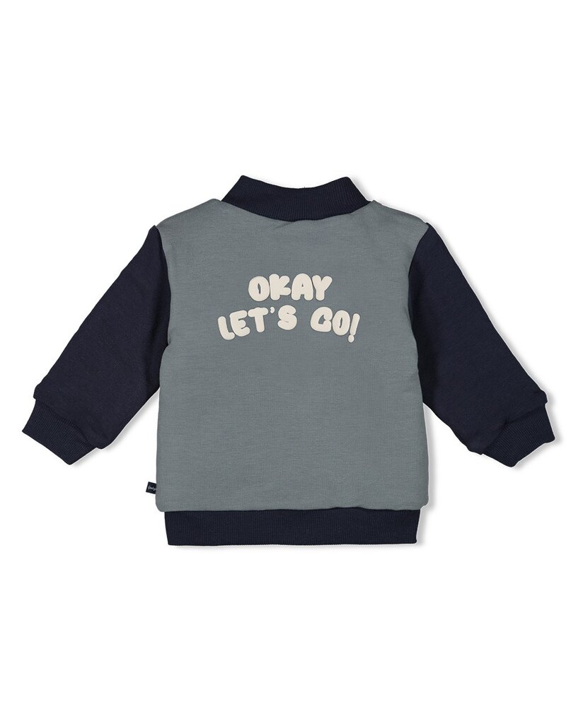 Feetje Baby Feetje Jongen - Omkeerbaar Jasje - Let's Go - petrol - 51300527