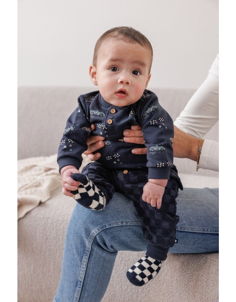 Feetje Baby Feetje Jongen - Sweater AOP - Let's Go - Marine - 51602571