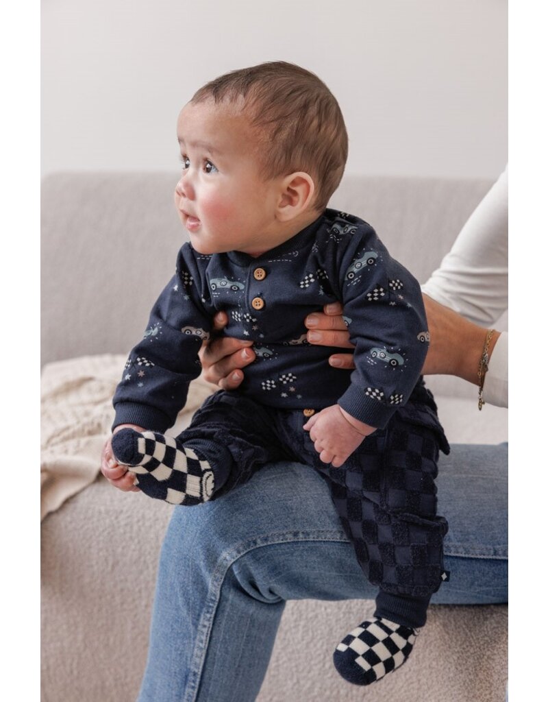 Feetje Baby Feetje Jongen - Sweater AOP - Let's Go - Marine - 51602571