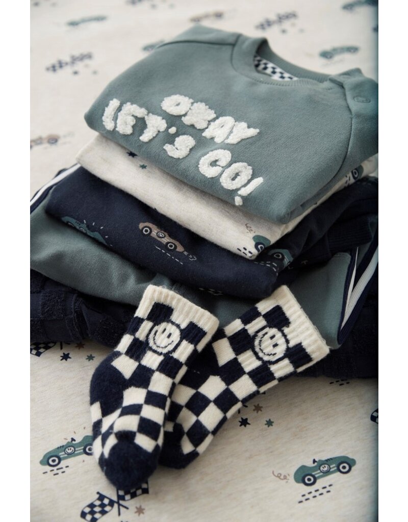Feetje Baby Feetje Jongen - Sweater AOP - Let's Go - Marine - 51602571
