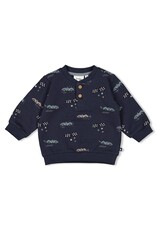 Feetje Baby Feetje Jongen - Sweater AOP - Let's Go - Marine - 51602571