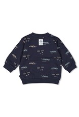 Feetje Baby Feetje Jongen - Sweater AOP - Let's Go - Marine - 51602571