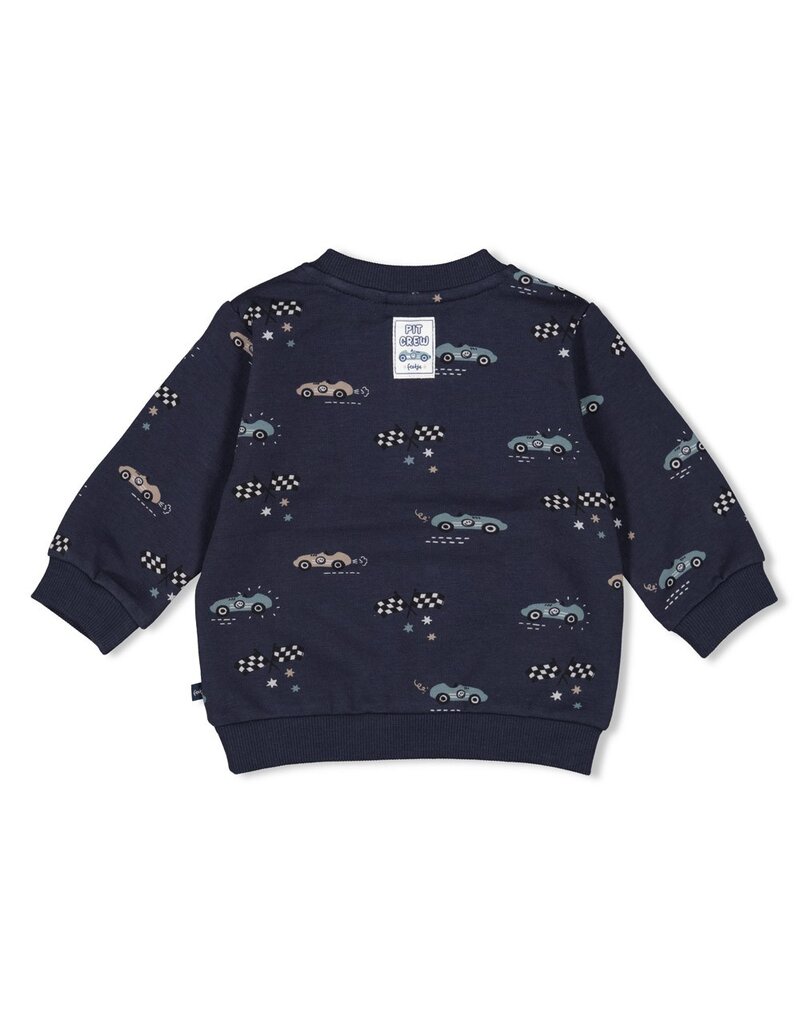 Feetje Baby Feetje Jongen - Sweater AOP - Let's Go - Marine - 51602571