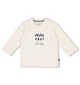 Feetje Baby Feetje Jongen - Shirt - Let's Go - Offwhite