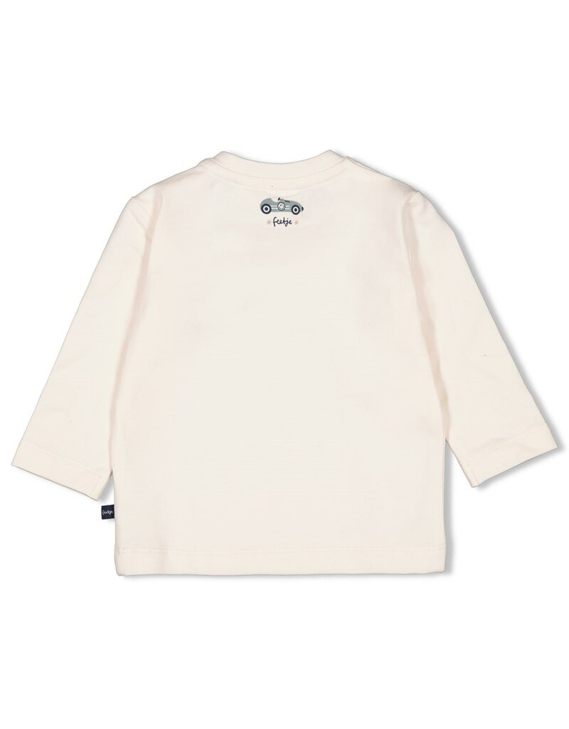 Feetje Baby Feetje Jongen - Shirt - Let's Go - Offwhite - 51602573