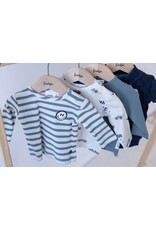 Feetje Baby Feetje Jongen - Shirt rib gestreept - Let's Go - Petrol - 51602574