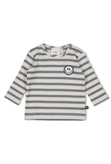 Feetje Baby Feetje Jongen - Shirt rib gestreept - Let's Go - Petrol - 51602574