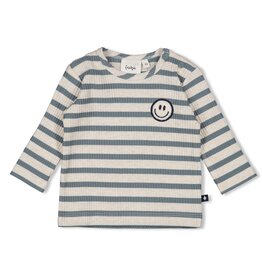 Feetje Baby Feetje Jongen - Shirt rib gestreept - Let's Go - Petrol