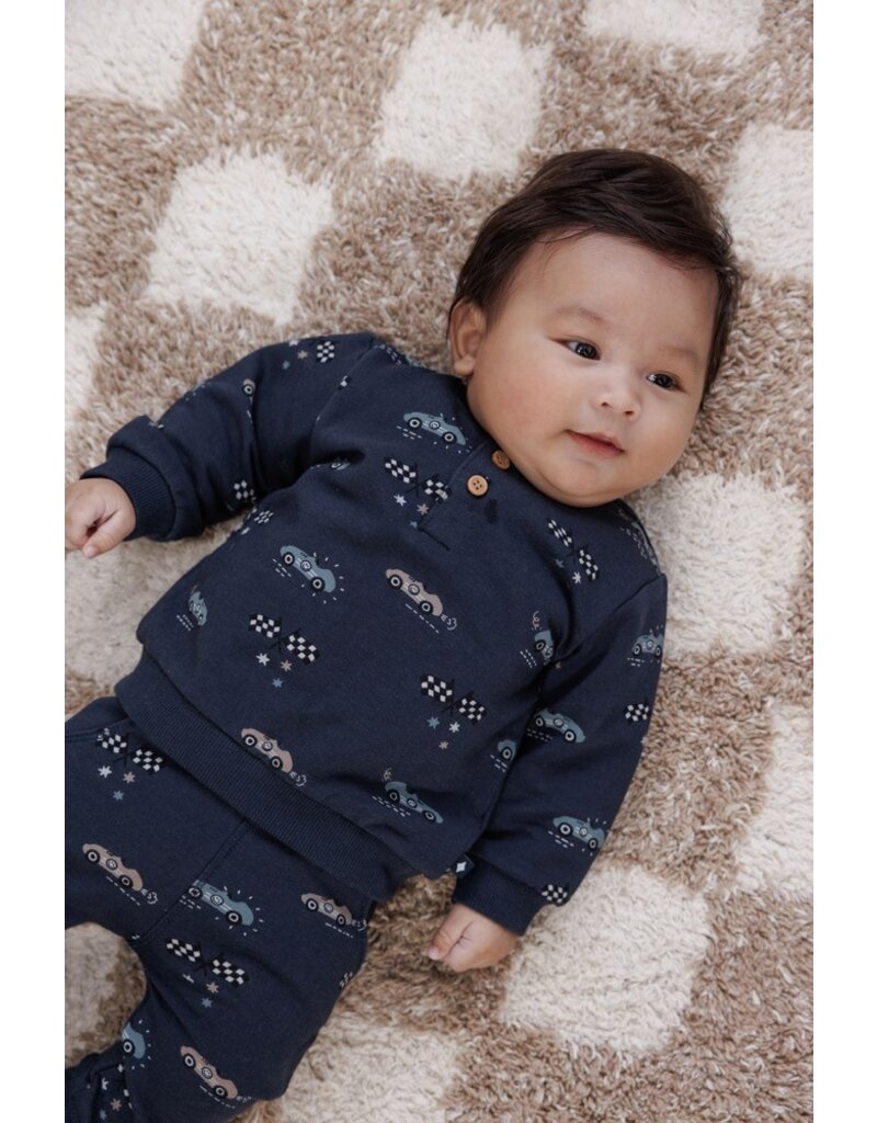 Feetje Baby Feetje Jongen - Broek AOP - Let's Go - Marine blauw - 52202380