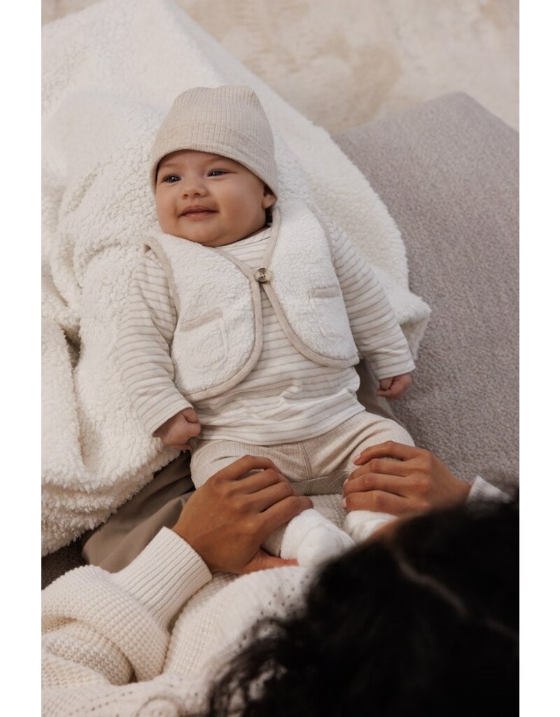 Feetje Baby Feetje Teddy gilet - Dear Autumn - Offwhite - 51200035