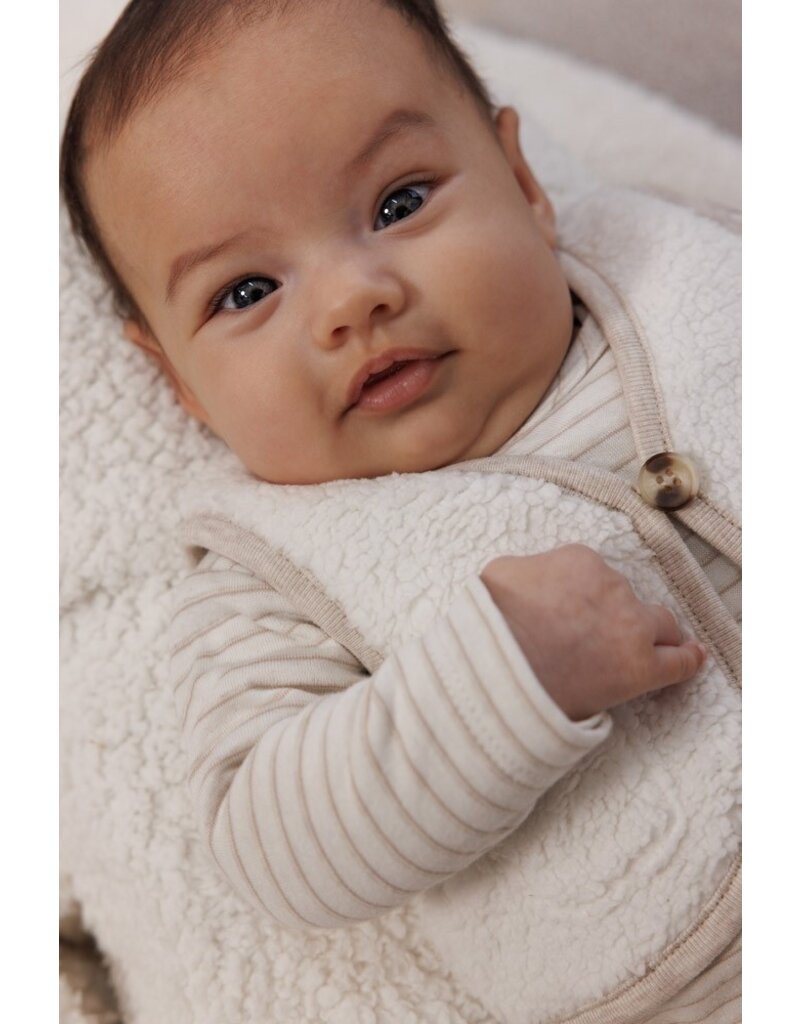 Feetje Baby Feetje Teddy gilet - Dear Autumn - Offwhite - 51200035