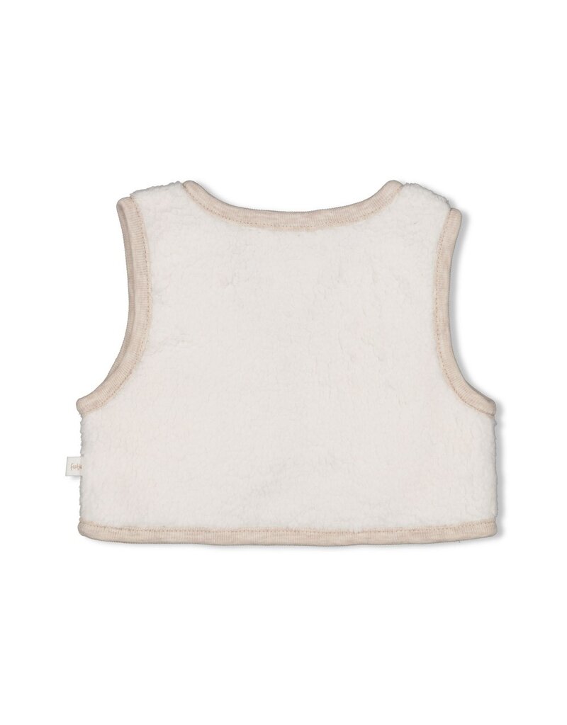 Feetje Baby Feetje Teddy gilet - Dear Autumn - Offwhite - 51200035