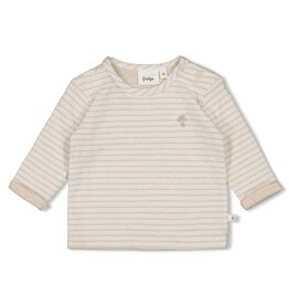 Feetje Baby Feetje Shirt gestreept - Dear Autumn - Offwhite