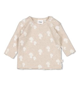 Feetje Baby Feetje Shirt AOP - Dear Autumn - Taupe melee