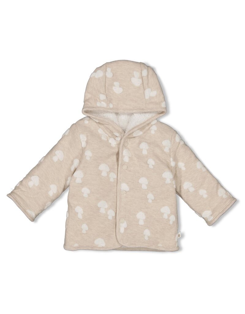 Feetje Baby Feetje Omkeerbaar Jasje - Dear Autumn - Taupe Melee - 51800349